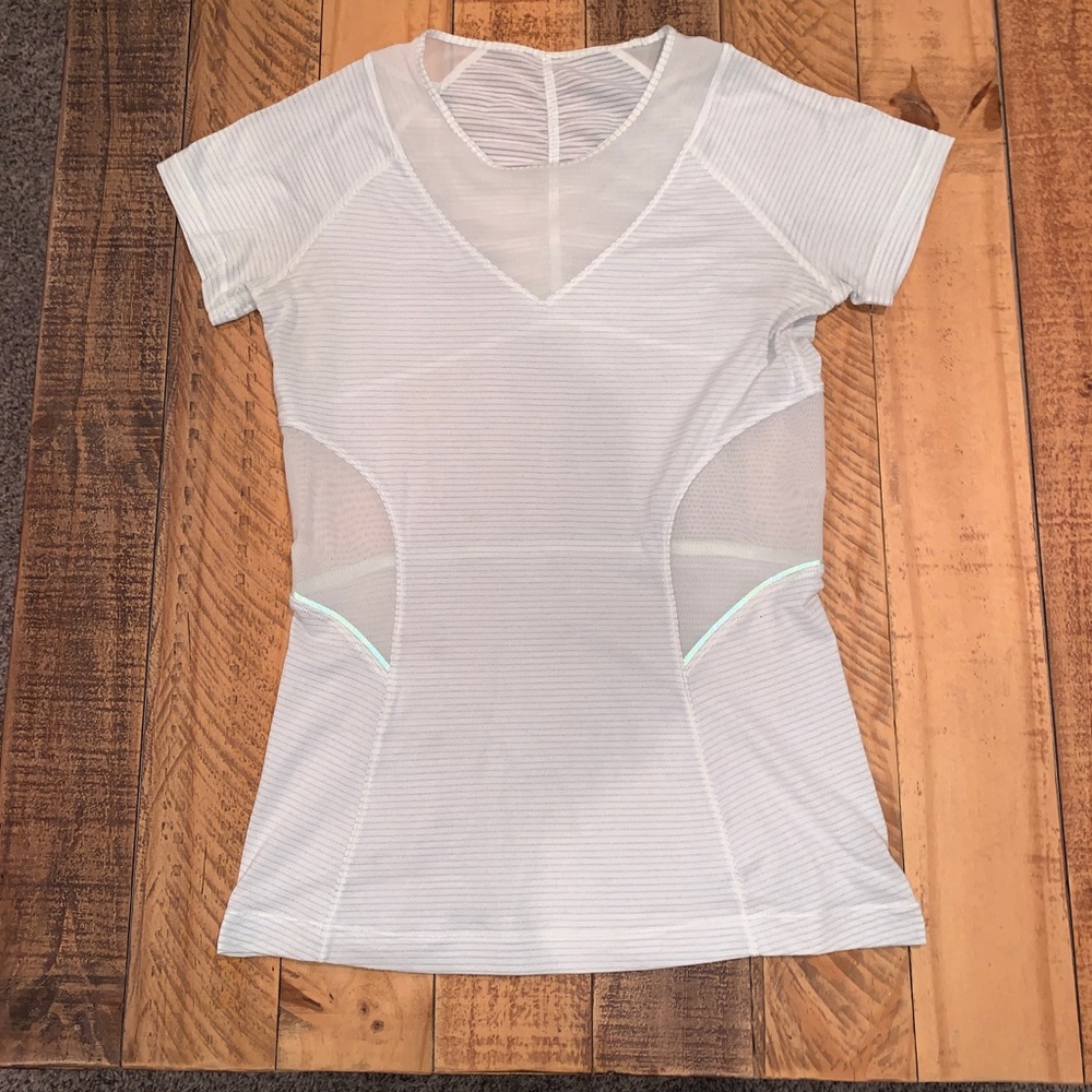 LULULEMON Tee white mesh